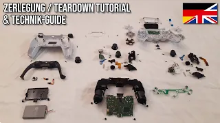 Playstation 5 (PS5) DualSense Controller Teardown / Disassembly Tutorial & technical guide 🪛