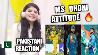 Pakistani Reaction On Ms Dhoni Full Attitude Videos 😈🔥| No One Can Be Like Dhoni