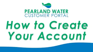 How To Create an Account | Pearland Water Customer Portal