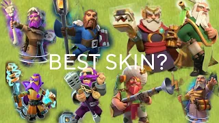 2023 Every Grand Warden Gold pass Skin | Clash of clans @clashlegendOfficial