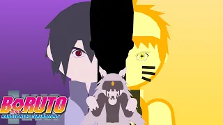 Naruto and Sasuke vs Momoshiki (Stick Nodes Animation)