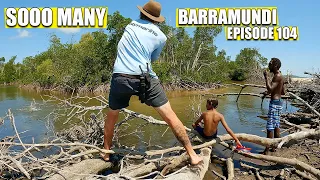 In the water with a CROCODILE and COUNTLESS BARRAMUNDI | Australias Aboriginal culture