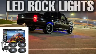 Installing Amazing LED Rock Lights.