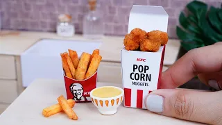 Mini Real Food | Popcorn Chicken Recipe (KFC Style) Miniature Cooking Official