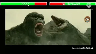 Kong vs Skullcrawler with healthbars (Remake)