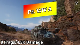 Pz.Kpfw. V/IV Alpha (8 Frags/4,5K Damage) | World of Tanks
