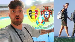 Belgien vs Portugal - EM Stadionvlog 🇧🇪🇵🇹 | Ronaldo schläft im selben Hotel wie ich | ViscaBarca