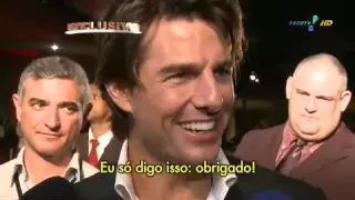 Aline Malafaia entrevista com Tom Cruise