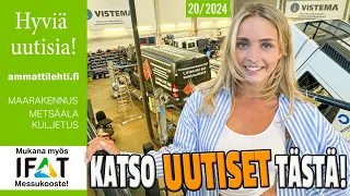 Hyviä uutisia! vko 20/2024 - Vistema päivä & IFAT 2024 -näyttely Saksassa