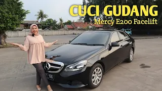 CUCI GUDANG MERCY E200 FACELIFT TAHUN 2015