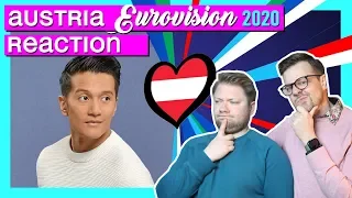 Austria Eurovision 2020 // REACTION // Vincent Bueno [ SORRY Internet gave us the WRONG SONG ]