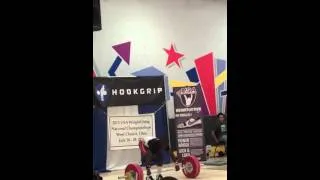 CJ Cummings Youth American Record Clean and Jerk