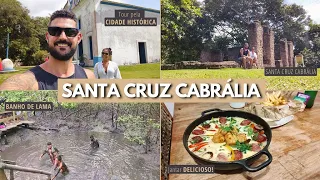 VLOG PORTO SEGURO | Passeio Coroa Alta, Tour centro histórico de Santa Cruz Cabrália, Banho de Lama