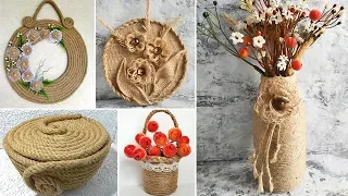 11 ideas of crafts from jute. Gifts with their hands