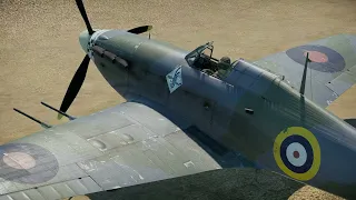 War Thunder "A WWII Dogfight". Sea Hurricane. PvP Sim Mode.