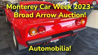 Monterey Car Week 2023-Broad Arrow Auction, Automobilia