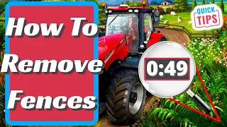 Farming Simulator 22 - How To Remove Fences