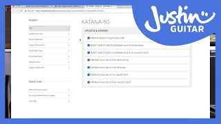 Boss Katana: Installing The Boss Tone Studio Software & Drivers Guitar Amp Lesson