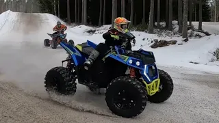 Amazing Polaris Scrambler 2023 | First testing day! [RockySlayerATV CrossEdition]