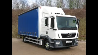 2019 69 MAN TGL 12.190 Euro 6 12 Ton Curtainsider with Sleeper Cab & Tuck Away Tail Lift BU69XAT