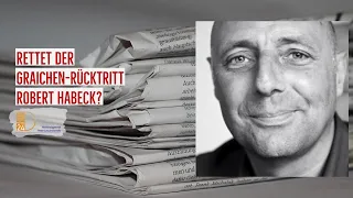 Rettet der Graichen-Rücktritt die Karriere von Robert Habeck? Die Medienlupe mit Peter Lewandowski.