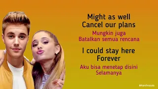 Ariana Grande & Justin Bieber - Stuck With You | Lirik Terjemahan