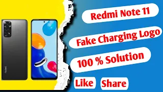 Redmi Note 11 Fake charging Logo | CHARGING SOLUTION | @SHUBHAMPATIL-ut5hg | Redmi Note 11