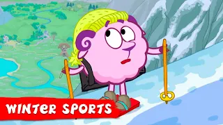 KikoRiki 2D | Amazing episodes about Winter Sports | Cartoon for Kids