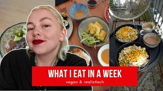 Was ich in einer Woche esse 🌱 (vegan & realistisch)