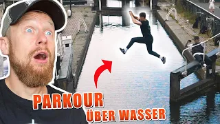 KRASSE Parkour STUNTS über WASSER in London | Fritz Meinecke reagiert auf STORROR