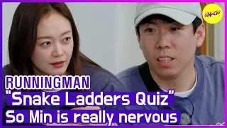 [HOT CLIPS] [RUNNINGMAN] Snake Ladders Quiz (ENGSUB)