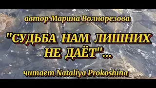 Стихи со смыслом. "СУДЬБА НАМ ЛИШНИХ НЕ ДАЁТ" Автор Марина Волнорезова. Читает Nataliya Prokoshina