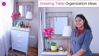 Dressing Table Organization Ideas (when you don't have one) / Jewellery and Makeup Organization