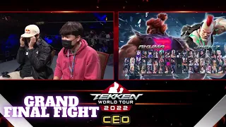 Grand Final Fight 2022 TEKKEN 7 World Tour Masters Event   CEO 2022