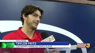 Taylor Fritz, top-ranked American tennis player, returns to Coachella Valley where he has ...