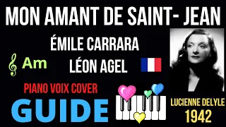 MON AMANT DE SAINT-JEAN : Guide Piano Voix Cover