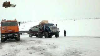 ПО БЕЗДОРОЖЬЮ СЕВЕРА РОCСИИ НА ГРУЗОВИКАХ УРАЛ КАМАЗ МАЗ ПОДБОРКА ON THE ROADS NORTH OF RU