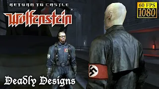 Return to Castle Wolfenstein. Mission 4 "Deadly Designs" [HD 1080p 60fps]