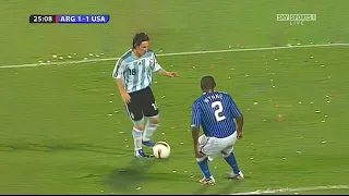 Lionel Messi vs USA (Copa America) 2007 English Commentary