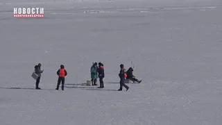 В Новочебоксарске состоялось патрулирование по Волге с выходом на лед