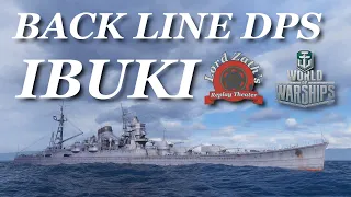 Back Line DPS - Ibuki Tier 9 Japanese CA North North Spawn World of Warships