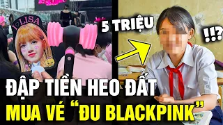 Đập heo đất 5 triệu ĐI XEM BLACKPINK mặc dù nhà HỘ NGHÈO, Fan cuồng gây tranh cãi | Tin Nhanh 3 Phút