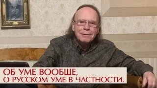 Об уме вообще, о русском уме в частности