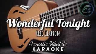 Wonderful Tonight | Eric Clapton | Acoustic Ukulele Karaoke | Backing Track | Instrumental | Lyrics