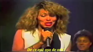 Tina Turner - You Can't Stop Me Loving You (tradus in romana)