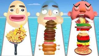 ALL Games - Noodle Run vs SandwichRunner vs Noodle Run 3D