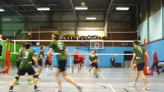 BUCS Volleyball 2014-2015 Scottish 1A Edinburgh M2 vs Dundee first set