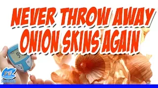 Never Throw Away Onion Skins Again!  You Won’t Believe It! -  onion skin benefits StayHealthyTV