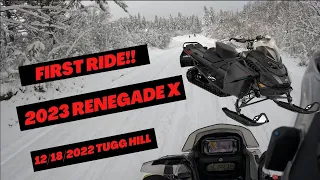 FIRST RIDE ON NEW GEN 5 2023 SKIDOO RENEGADE X 850!