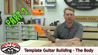 Best Guitar Building Template System - Part 3 - The Body Profile and Neck Pocket